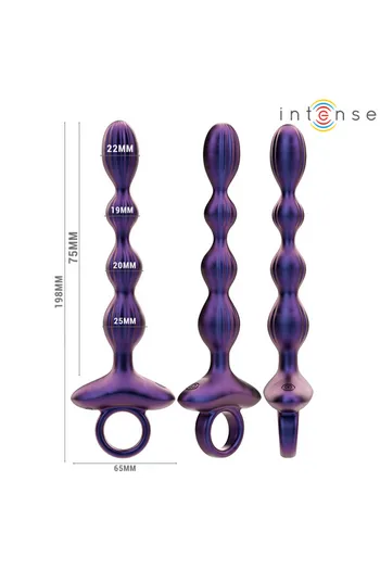 JACKIE by INTENSE: Vibrating Anal Plug for Maximum Pleasure | 10 Modes
