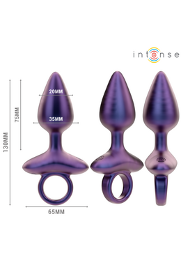 MICHAEL Vibrating Anal Plug by INTENSE - 10 Vibration Modes, Remote Control, Rechargeable