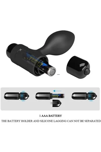 Prettylove BI-040077 Anal Plug - 10 Vibration Functions | Sensual Toy