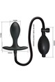 PRETTY LOVE BI-040096Q - Inflatable Anal Plug for Intense Satisfaction