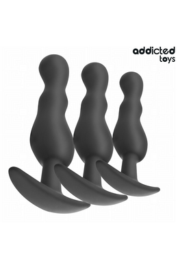 Addicted Toys Anal Plug Set - 3 Sizes for Gradual & Safe Exploration