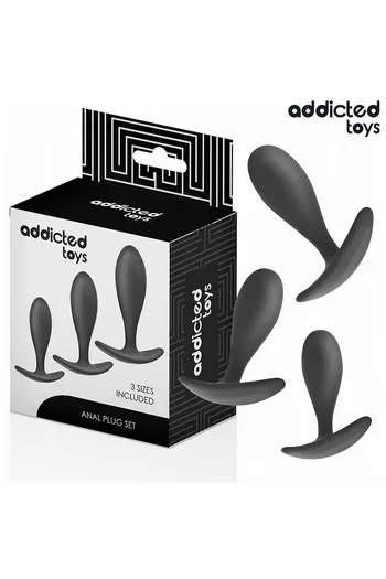 Set di 3 Plugs Anali in Silicone Medico - Adattamento Graduale per Tutti i Livelli