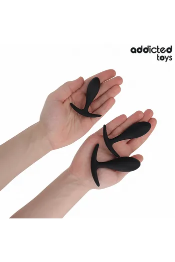 Set di 3 Plugs Anali in Silicone Medico - Adattamento Graduale per Tutti i Livelli