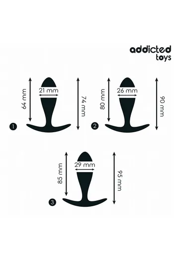 Set di 3 Plugs Anali in Silicone Medico - Adattamento Graduale per Tutti i Livelli