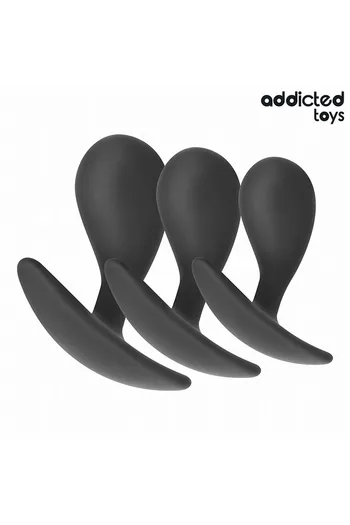 Set of 3 Anal Plugs in Medical Silicone - Gradual Adaptation for All Levels