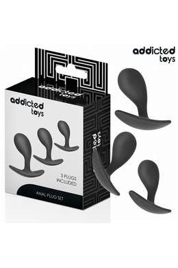 Set of 3 Anal Plugs in Medical Silicone - Gradual Adaptation for All Levels