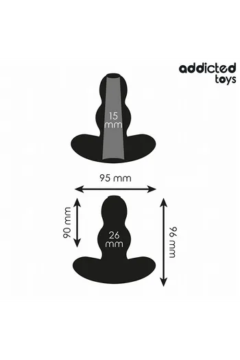 Addicted Toys Hollow Anal Plug: Intense, Controlled Expansion Experience