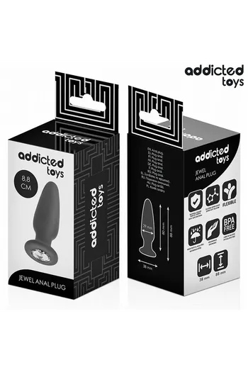 Plug Anale con Gioiello Talla S Addicted Toys - Eleganza e Piacere