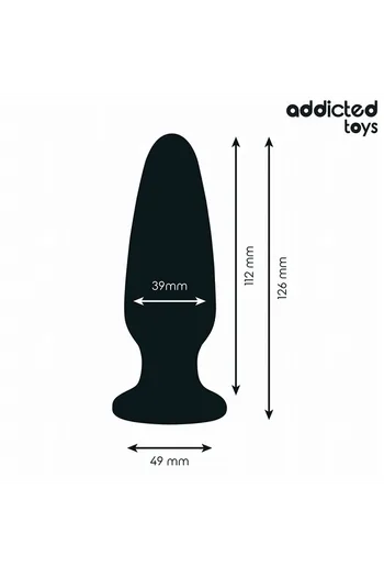 Large Size Anal Plug with Jewel by Addicted Toys | Intense and Safe Experience