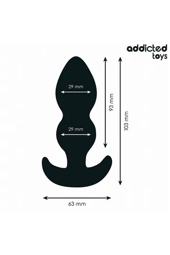 Addicted Toys Size S Anal Plug - Intensified Experience for Anal Stimulation
