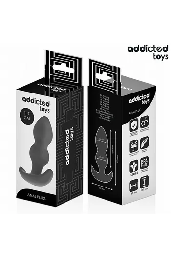 Addicted Toys Large Anal Plug - Intense Progressive Expansion Experience