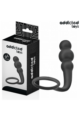 Anal Plug with Ring by Addicted Toys - Deep and Controlled Stimulation