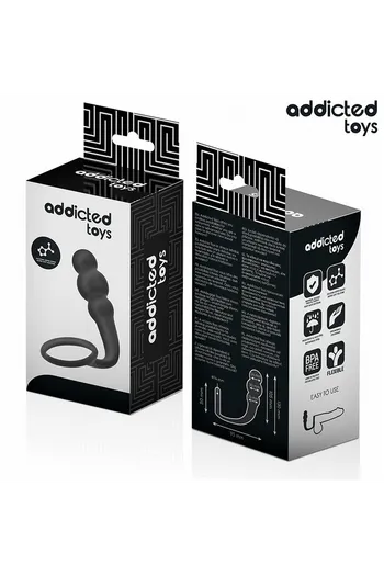 Anal Plug with Ring by Addicted Toys - Deep and Controlled Stimulation
