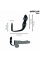 Anal Plug with Ring Model 2 Addicted Toys - Intense and Controlled Stimulation