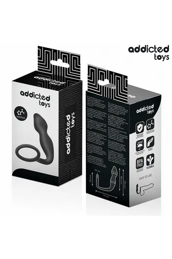 Anal Plug with Ring Model 2 Addicted Toys - Intense and Controlled Stimulation