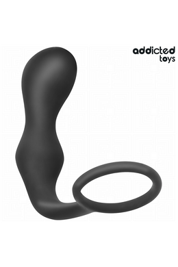 Anal Plug with Ring Model 3 by Addicted Toys - Deep and Controlled Stimulation