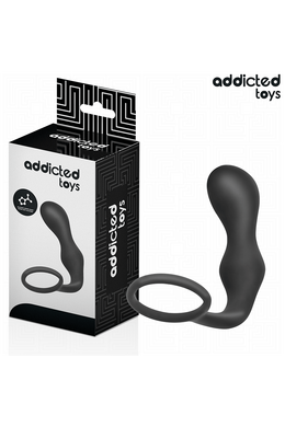 Anal Plug with Ring Model 3 by Addicted Toys - Deep and Controlled Stimulation
