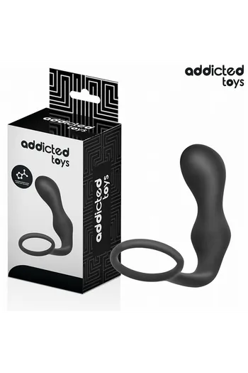 Anal Plug with Ring Model 3 by Addicted Toys - Deep and Controlled Stimulation
