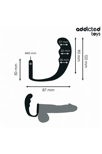 Plug Anale con Anello Modello 4 Addicted Toys - Stimolazione Profonda e Controllata