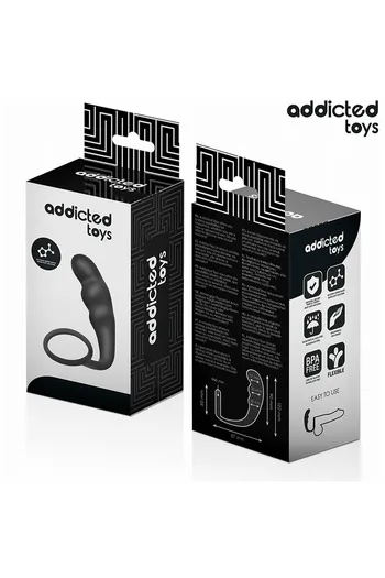 Addicted Toys Model 4 Anal Plug with Ring - Deep and Controlled Stimulation