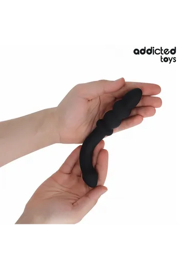 Massaggiatore Doppio 16,5 cm Addicted Toys - Stimolazione Anale Progressiva