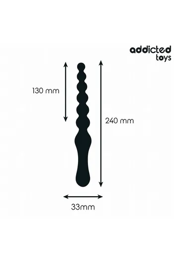 Massaggiatore Anale 24 cm Addicted Toys - Esperienza Progressiva e Intensa