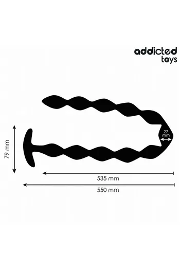 Extra Long Anal Plug by Addicted Toys - Extreme Stimulation Experience