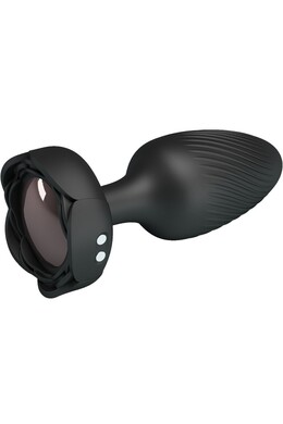 Anal vibrator with LED lights and 10 vibration functions