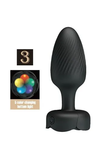 Vibratore Anale Pretty Love BI-040183 con Luci LED - Design Elegante e Vibrazioni Potenti