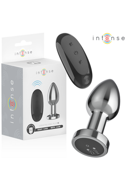 INTENSE M-Size Vibrating Anal Plug - Intense Vibration and Remote Control