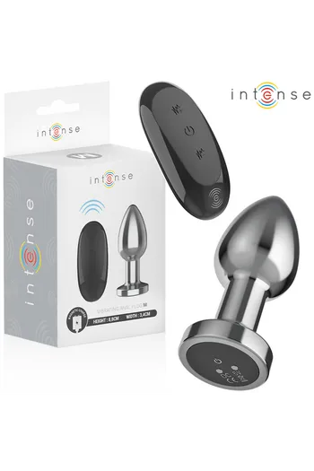 Plug Anale Vibrante INTENSE Talla M - Vibrazione Intensa e Controllo Remoto