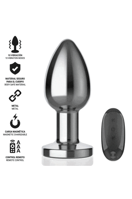 INTENSE Large Size Vibrating Anal Plug - Intense and Customizable Experience