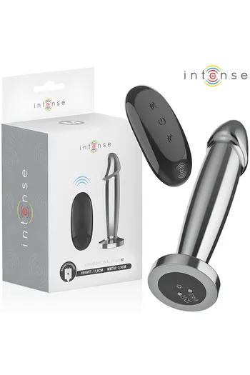 INTENSE Vibrating Anal Plug - Aluminum Dildo with 10 Modes