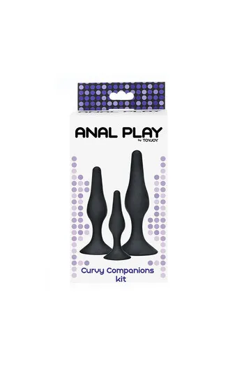 Curvy Companions Kit 3Pcs: Ergonomic Anal Plug Set for Intense Pleasure