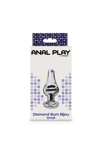 Diamond Bum Bijou - Anal Plug with Silver Jewel | TOYJOY