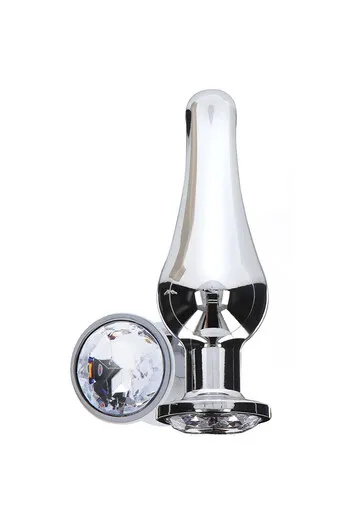 Diamond Bum Bijou - Anal Plug with Silver Jewel | TOYJOY
