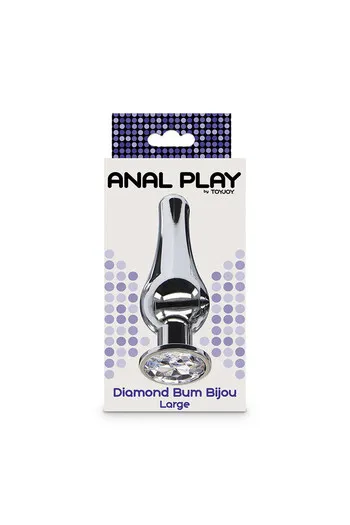 Diamond Bum Bijou - Anal Plug with Silver Jewel | TOYJOY