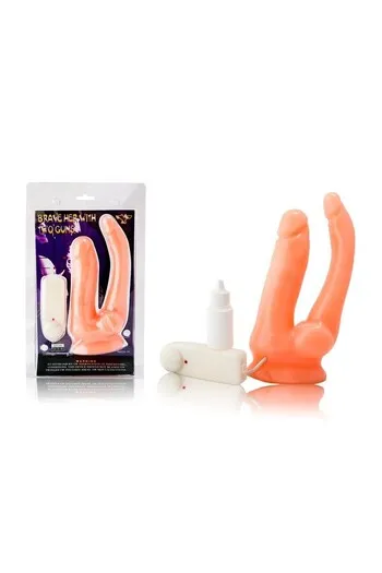Double Penetration Dildo with Adjustable Vibration - Ultimate Pleasure Experience