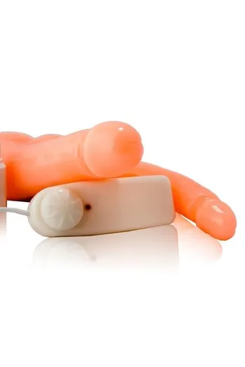 Double Penetration Dildo with Adjustable Vibration - Ultimate Pleasure Experience