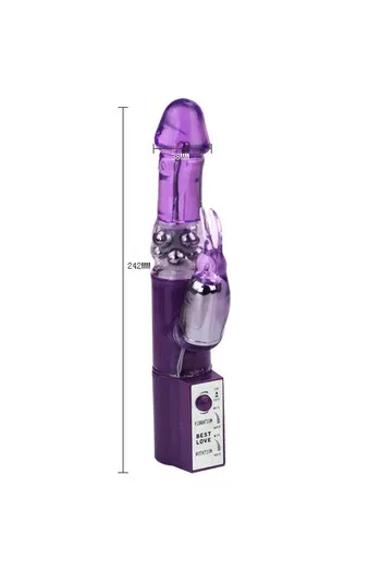 Hot Lady Rabbit Pearl: Vibrazione Doppia con Perle Metalliche