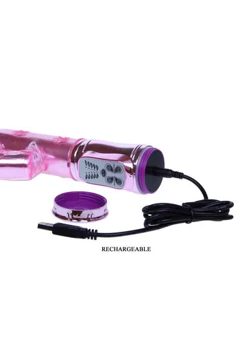 Butterfly Throbbing Bunny - Rotating Rabbit Vibrator with Clitoral Stimulation