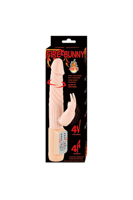 Fire Bunny: Rotating Vibrator with Clitoral Stimulation & Heating | Advanced Sex Toy