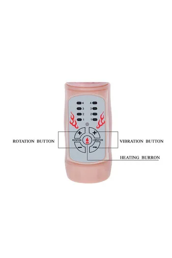 Fire Bunny: Rotating Vibrator with Clitoral Stimulation & Heating | Advanced Sex Toy