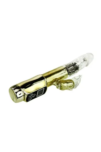 Vibratore Rabbit Siberia Passion Gold: Piacere Completo
