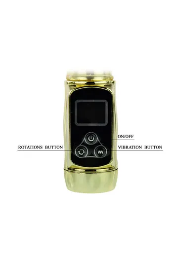 Vibratore Rabbit Siberia Passion Gold: Piacere Completo
