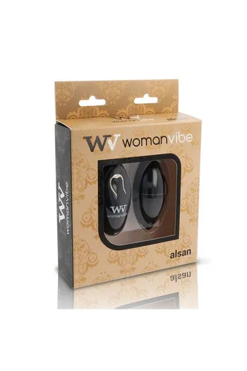 Womanvibe Alsan: Remote Control Vibrating Egg - 12 Vibration Modes