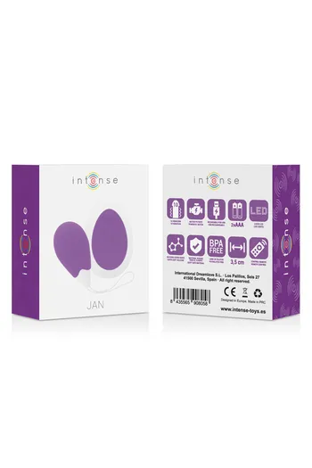 Intense Jan: Uovo Vibratore a Distanza per Coppie Avventurose