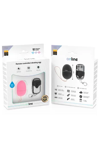 Remote Control Vibrating Egg - 10 Vibration Modes for Adventurous Couples | ONLINE