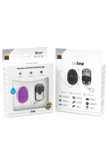 Remote Control Vibrating Egg - 10 Vibration Modes | ONLINE