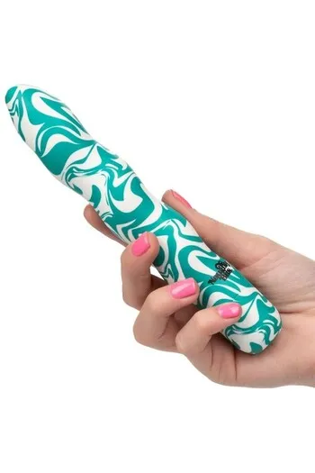 Vibrador Personale Naughty Bits Squiggle Dick - Design Curvilineo Avanguardista